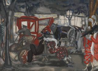 Boris Grigoriev - A Street In Paris