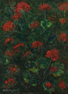 Boris Grigoriev - Geraniums