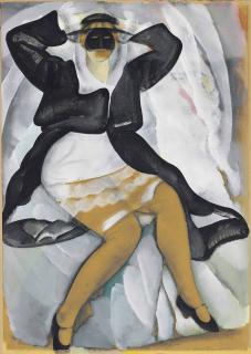Boris Grigoriev - Masked woman