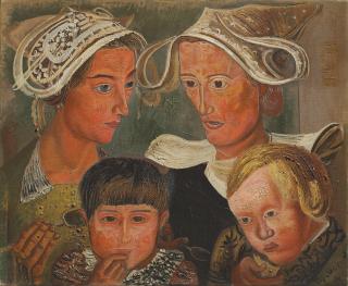 Boris Grigoriev - Two mothers