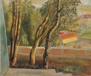 Boris Grigoriev - View from the artist\'s window