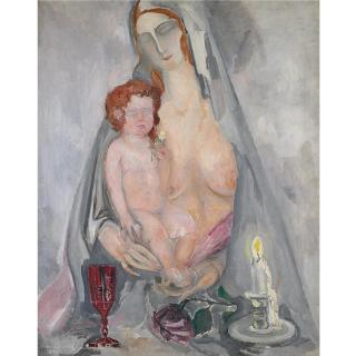 Boris Israilovich Anisfeld - Madonna And Child