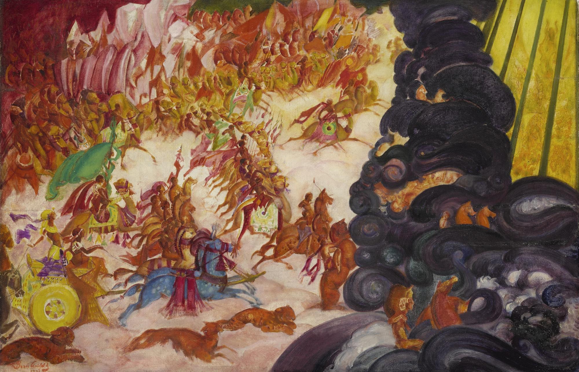 Boris Izrailevich Anisfeld - Exodus From Egypt