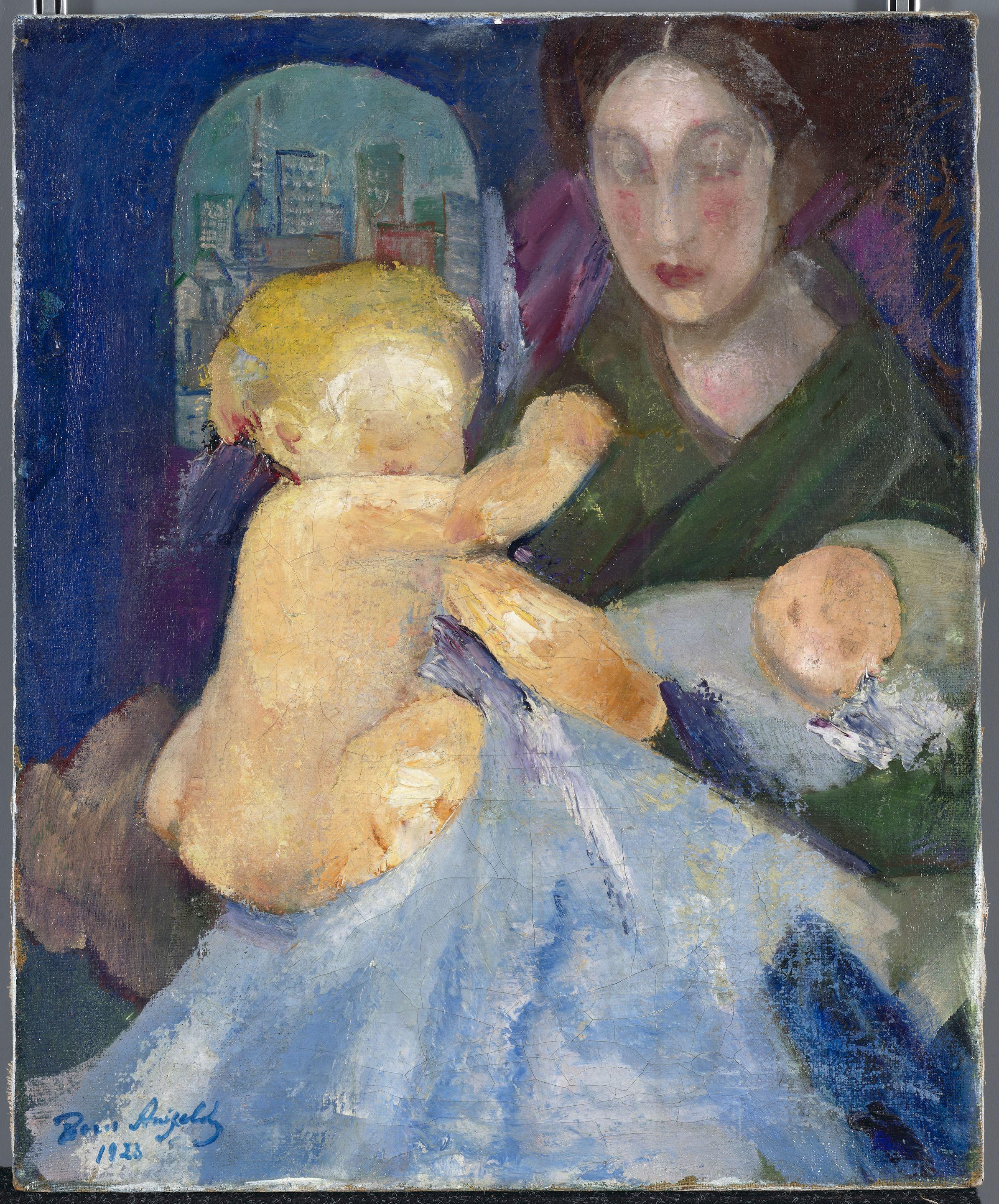 Boris Izrailevich Anisfeld - Mother with Children