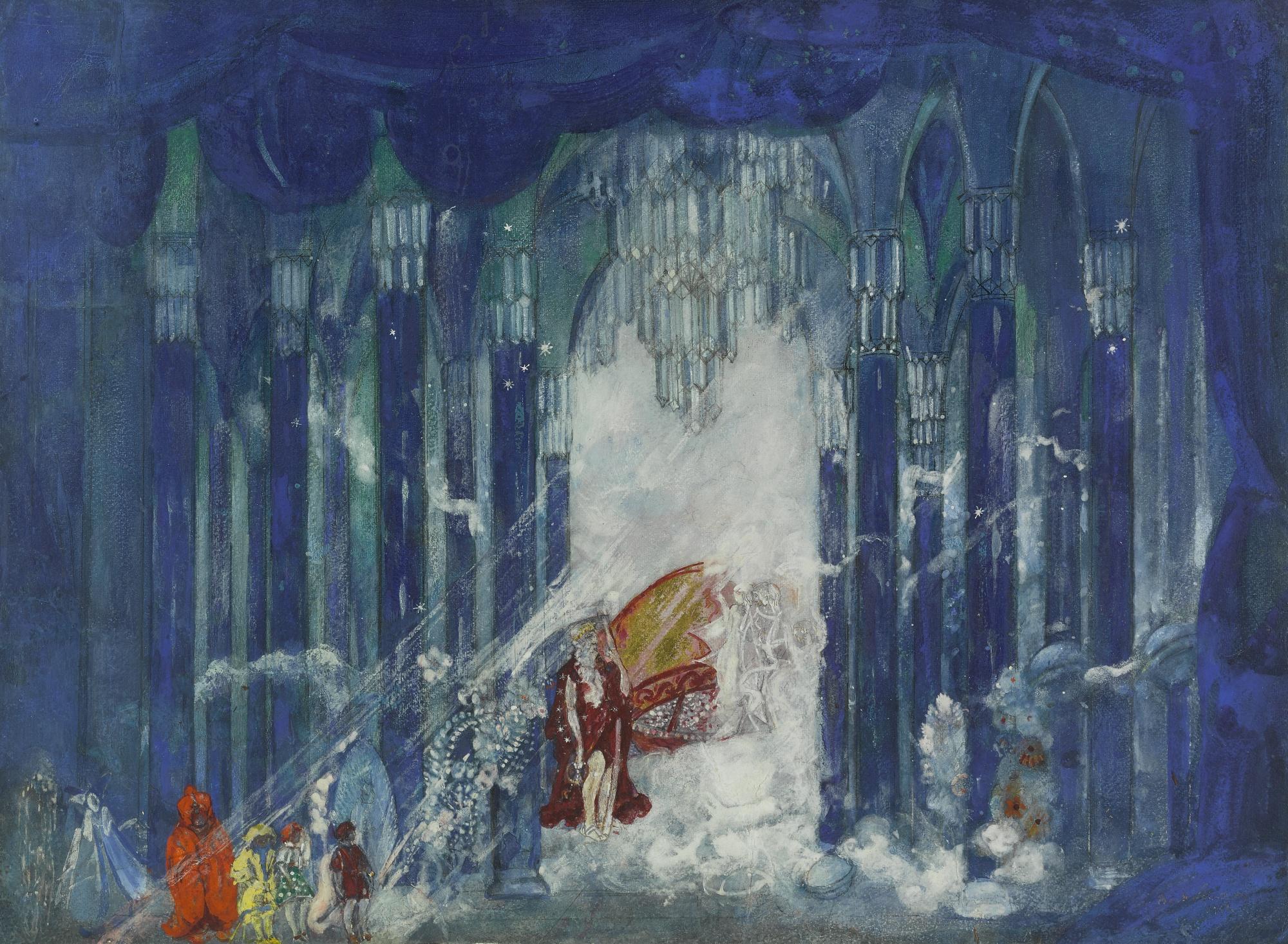 Boris Izrailevich Anisfeld - Palace Of The Future, Set Design For The Blue Bird