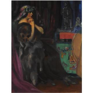 Boris Izrailevich Anisfeld - Portrait Of The Artist\'S Wife