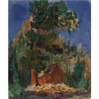 Boris Izrailevich Anisfeld - Red House