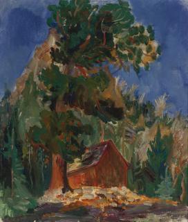 Boris Izrailevich Anisfeld - Red House