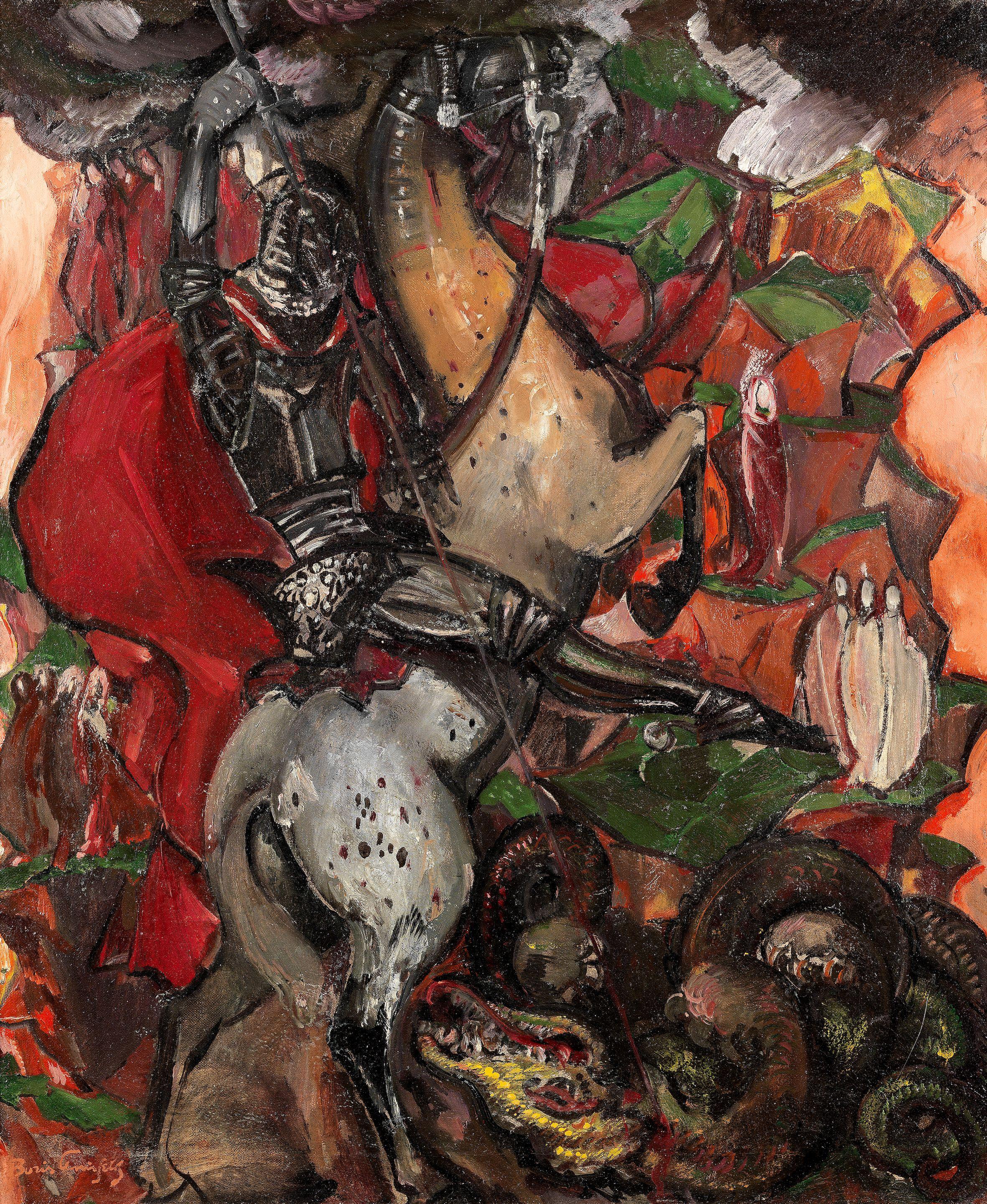 Boris Izrailevich Anisfeld - St. George And The Dragon