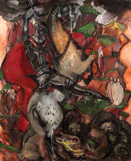 Boris Izrailevich Anisfeld - St. George And The Dragon