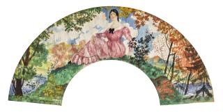 Boris Mikhailovich Kustodiev - Girl On The Banks Of The Volga