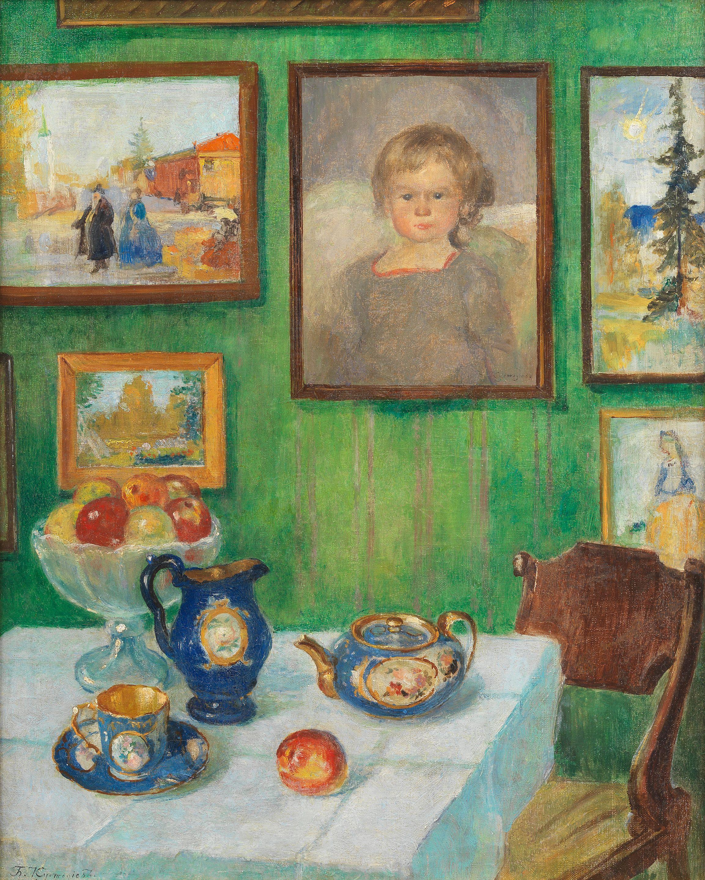 Boris Mikhailovich Kustodiev - Interior