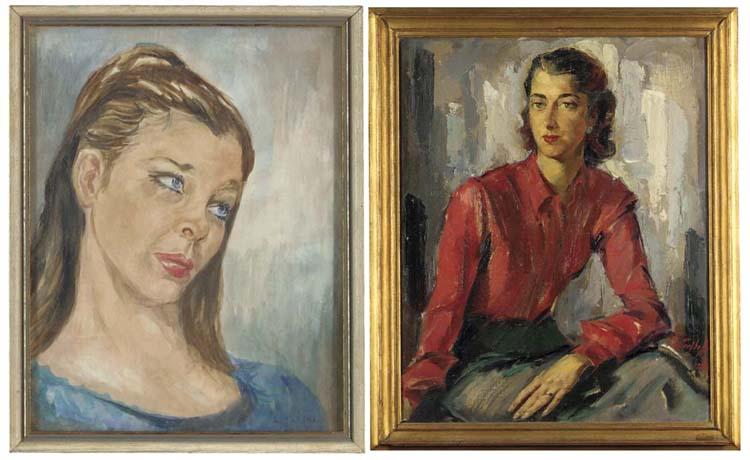 Boris Pastoukhoff - Portrait of Princess Louis de Bourbon-Parme