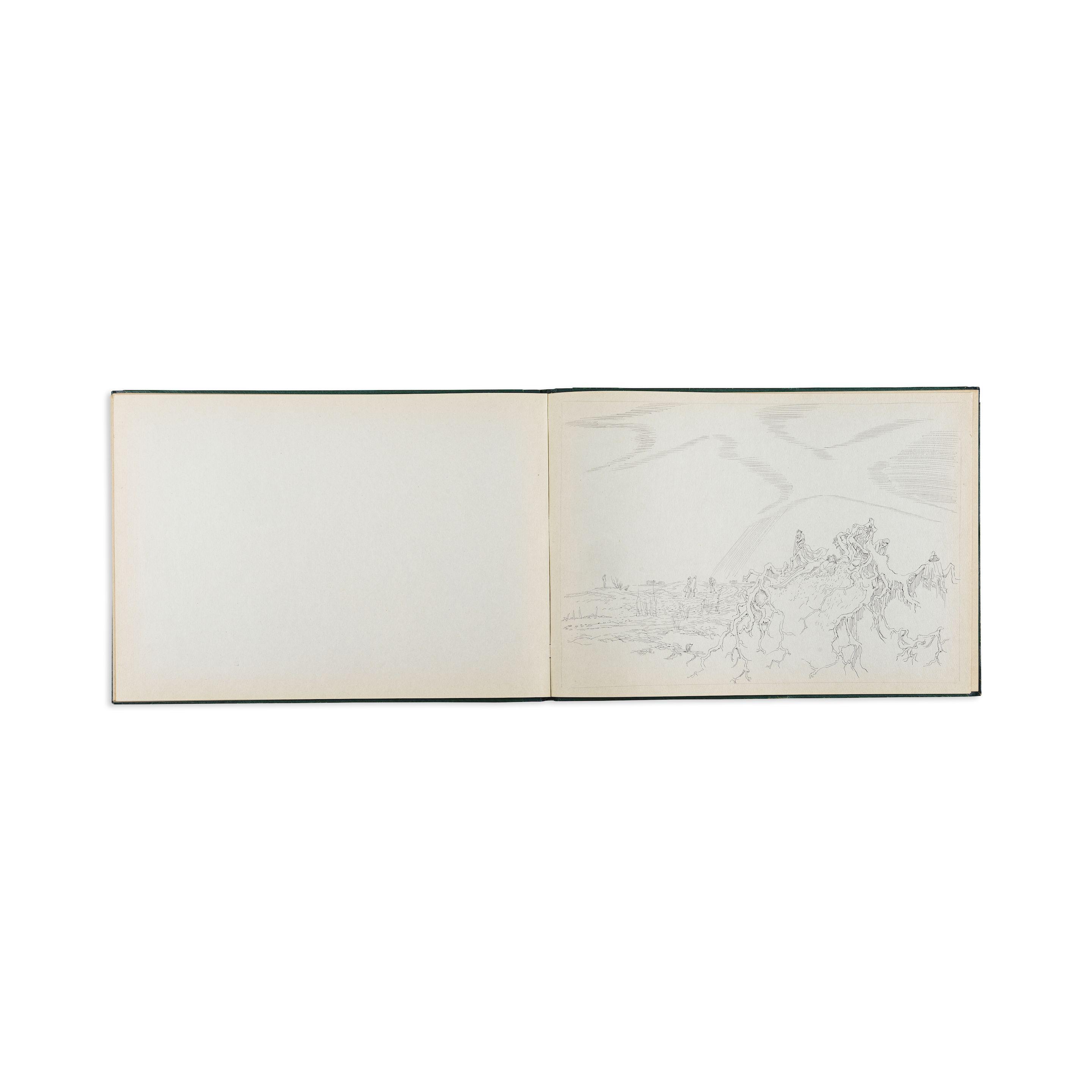 Boris Sveshnikov - Album de dessins comprenant 38 dessins, fin des années 1950/ Drawing album comprising 38 drawings, late 1950s