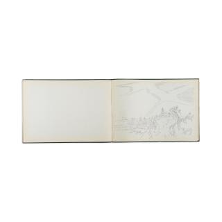 Boris Sveshnikov - Album de dessins comprenant 38 dessins, fin des années 1950/ Drawing album comprising 38 drawings, late 1950s