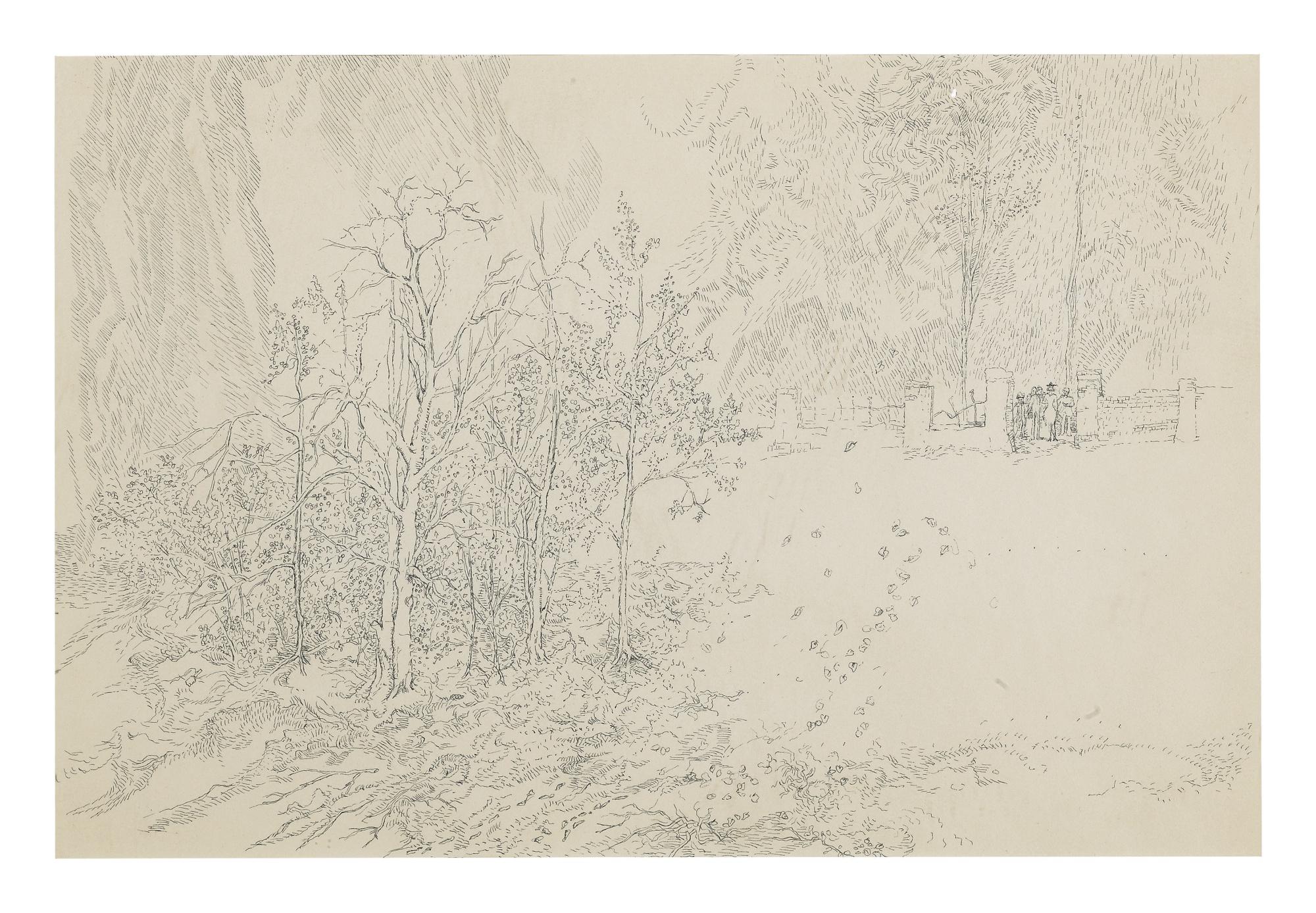 Boris Sveshnikov - Scene At The Gate