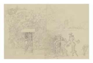 Boris Sveshnikov - Scene At The Staircase