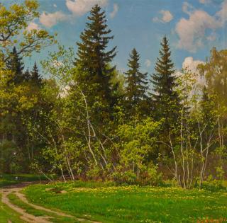 Boris Valentinovich Shcherbakov - Green Leaves In May