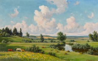 Boris Valentinovich Shcherbakov - In the Fields, Yasnaya Polyana