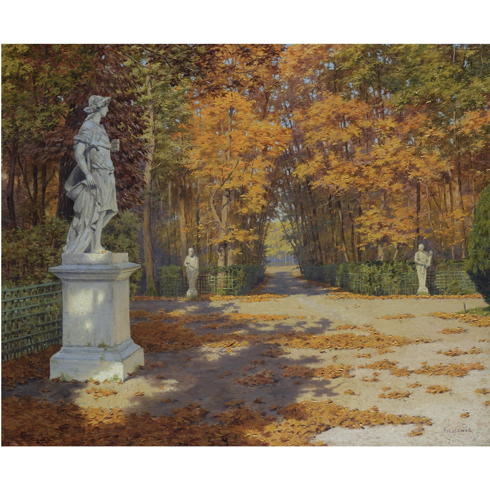 Boris Vasilievich Bessonov - Park In Autumn