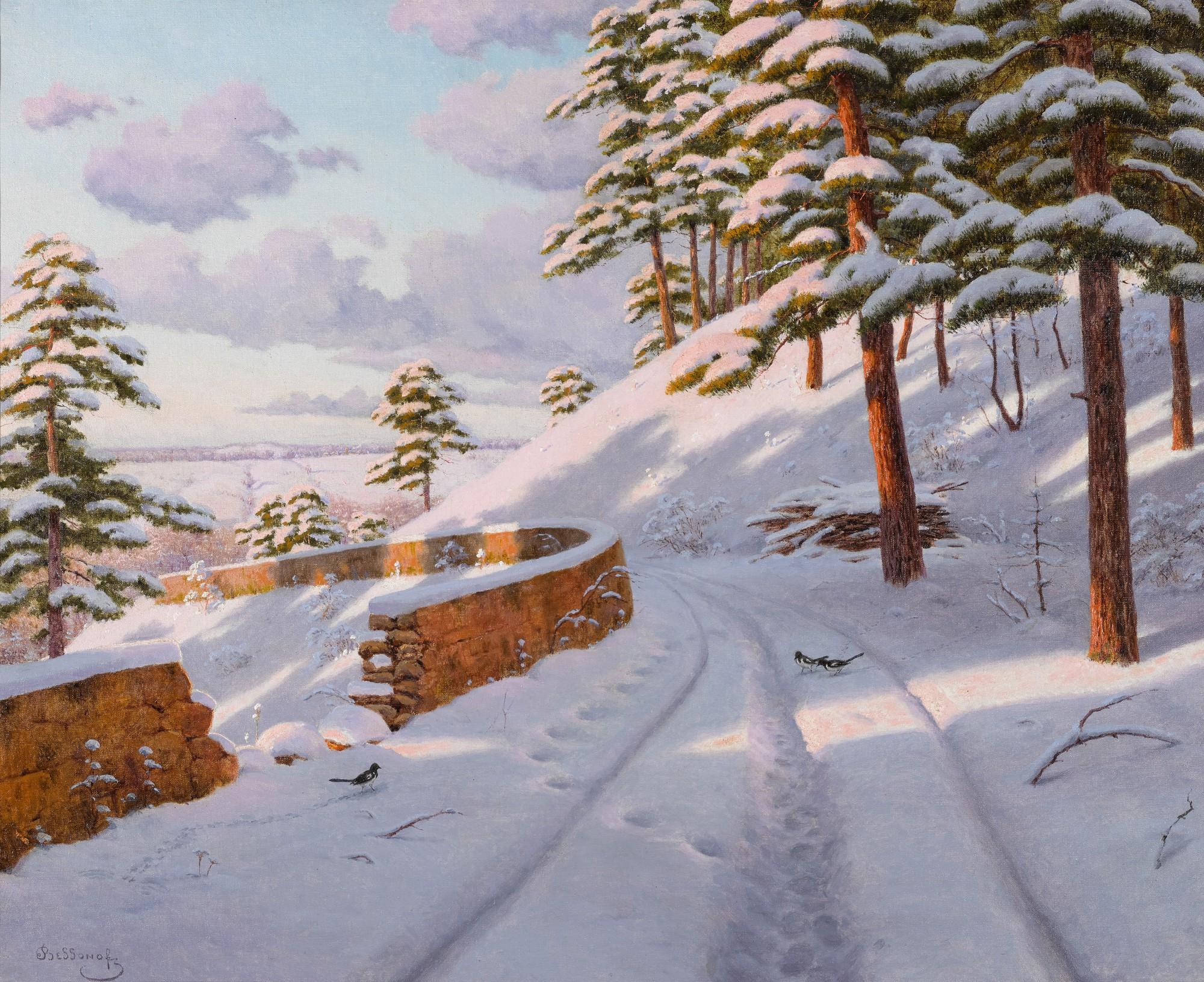 Boris Vasilievich Bessonov - Tracks in the Snow