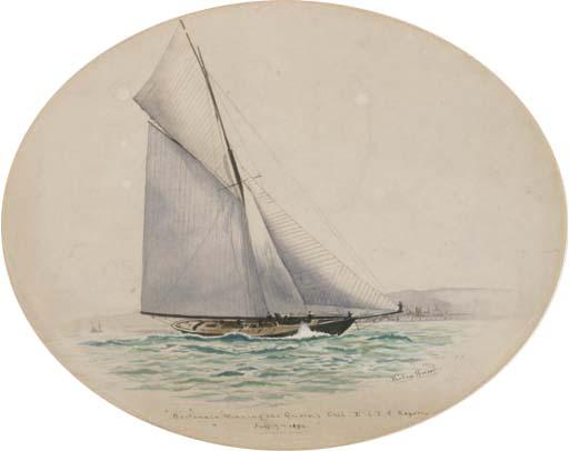 Borlase Smart - Britannia Winning The Queen\'S Cup, R.C.Y.C. Regatta, July 7Th, 1894