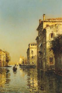 Bouvard - Vessels On A Venetian Backwater