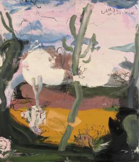 Brad Kahlhamer - Ugh Jr. & Skull Jr. on Phone-In