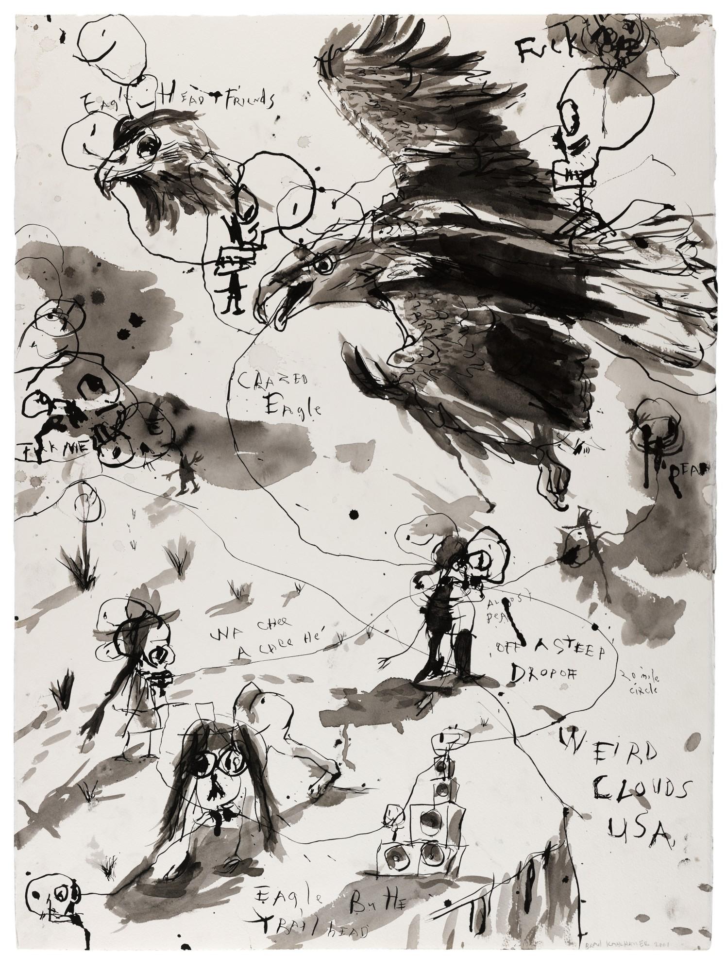 Brad Kahlhamer - Weird Clouds Usa