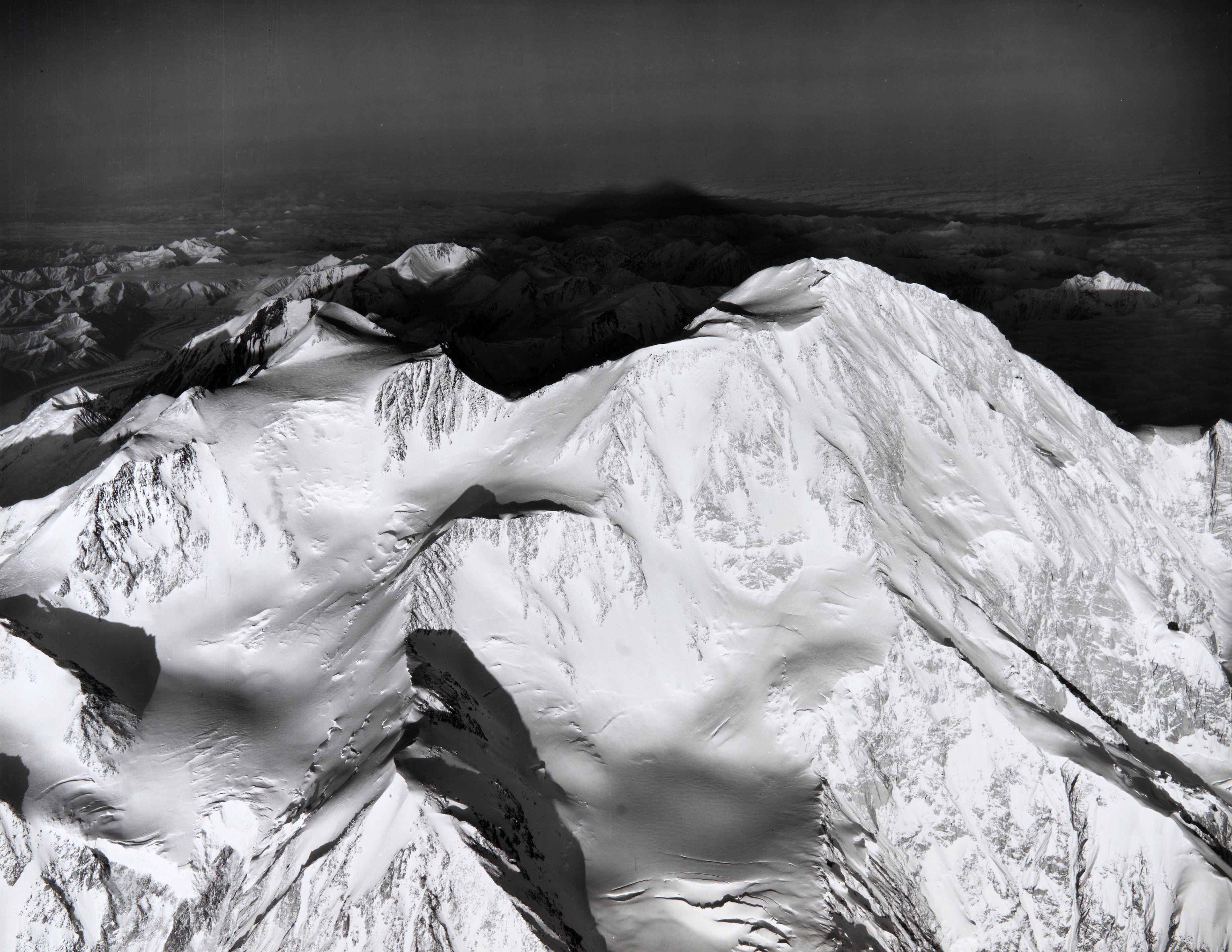 Bradford Washburn - McKinley Seen from a Flight Altitude of 24,000 Feet, Twenty Minutes Before Sunset