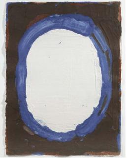 Bram Bogart - Blue and white oval