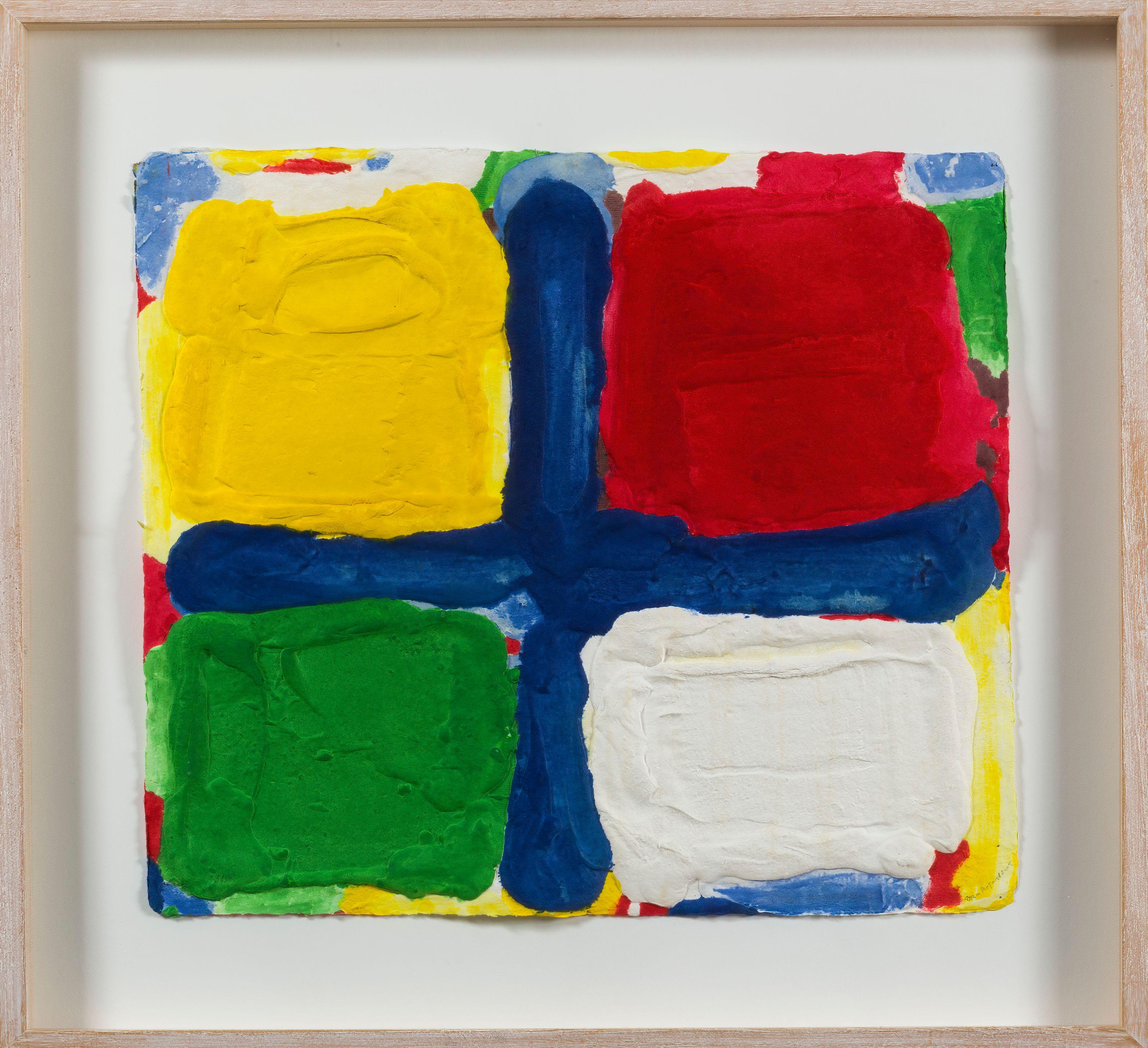 Bram Bogart - Croix bleue, 2005