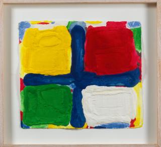 Bram Bogart - Croix bleue, 2005