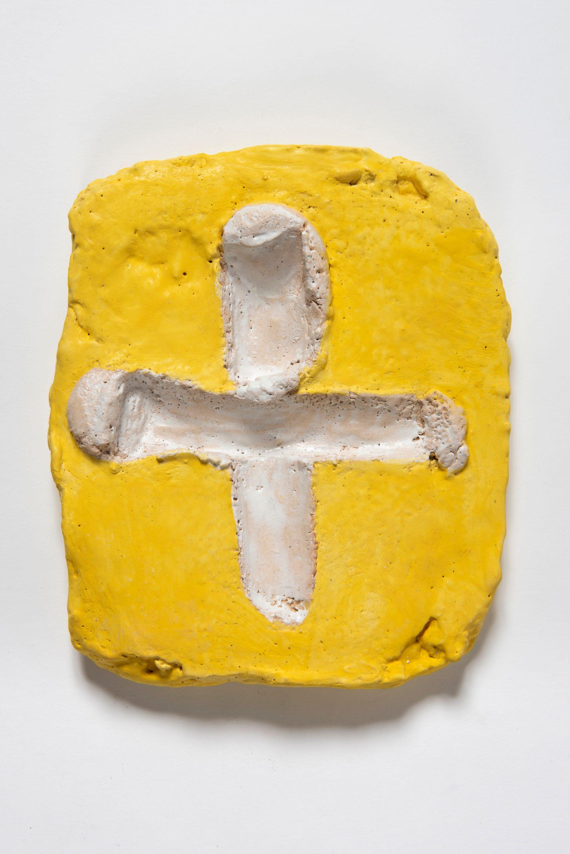 Bram Bogart - Jaune et blanc (n°5)