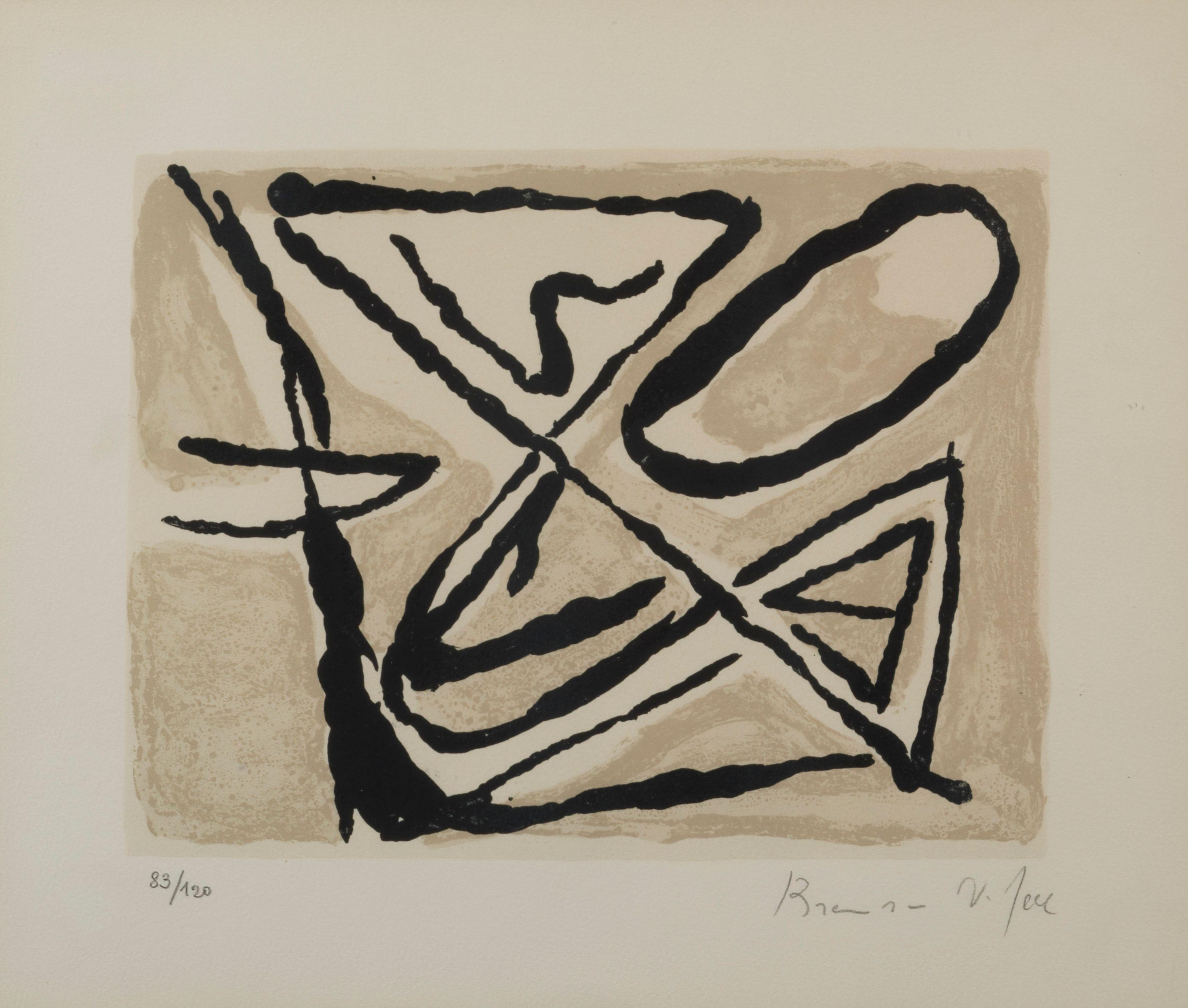 Bram Van Velde - Composition, 1972