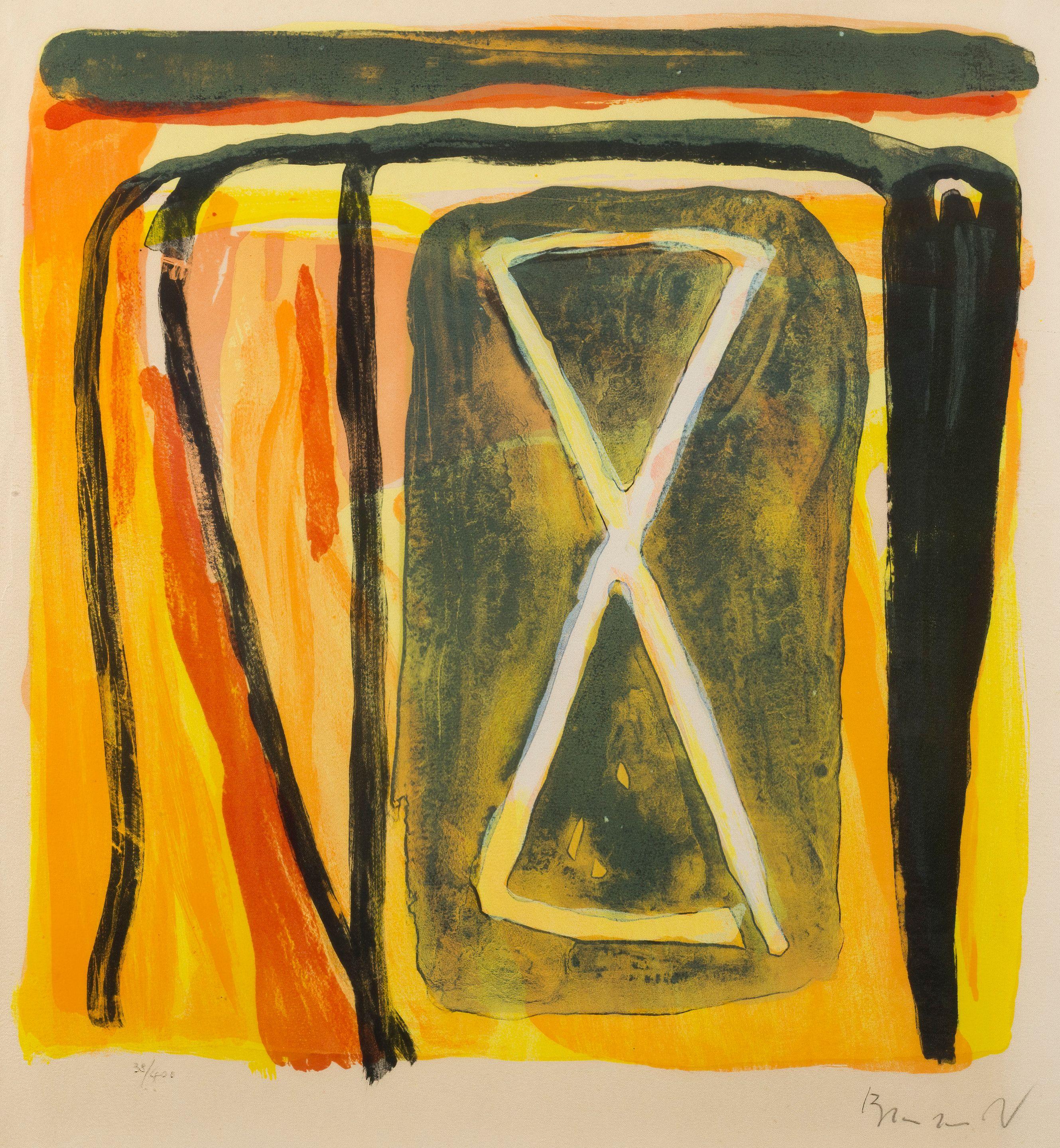 Bram Van Velde - Composition, 1975