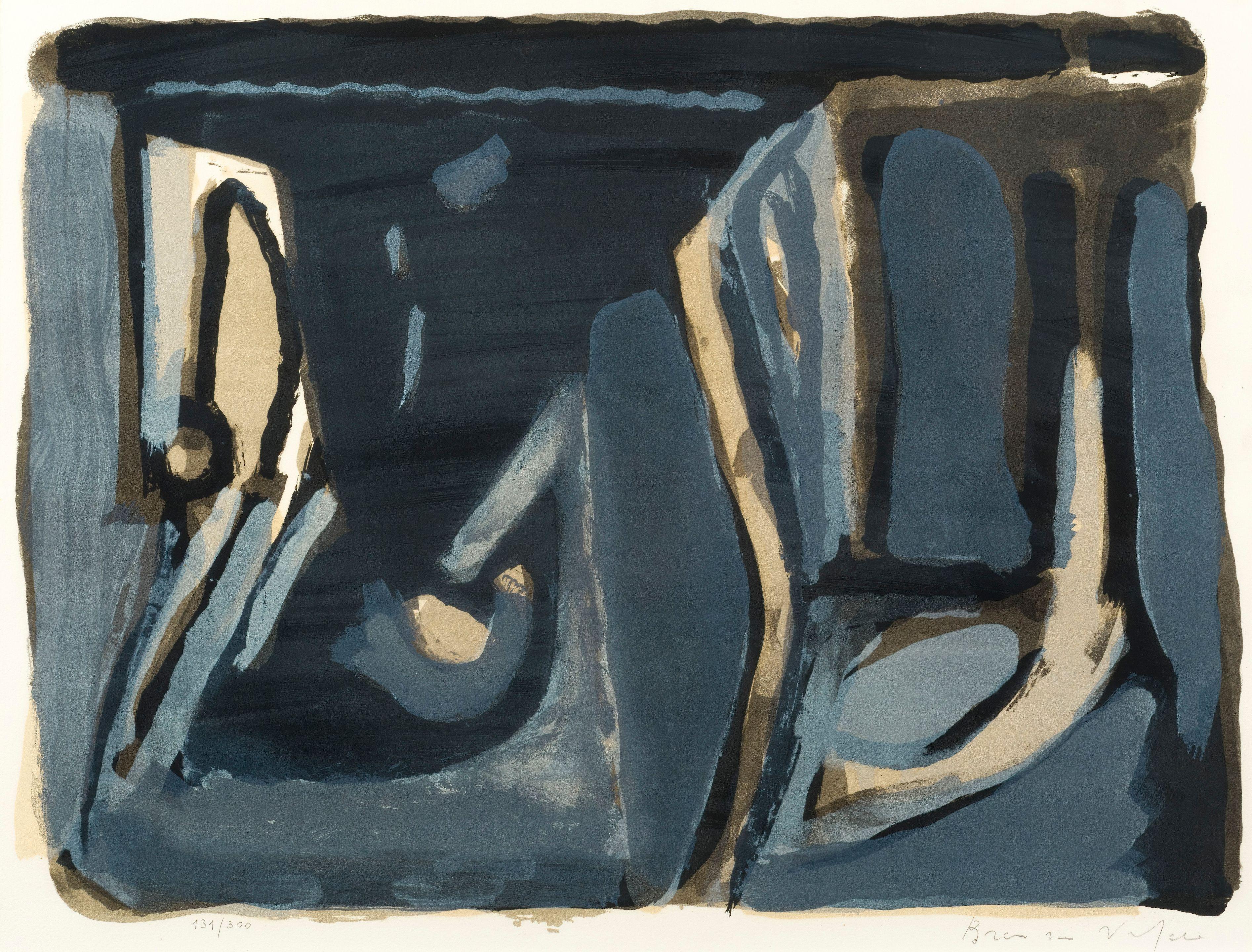 Bram Van Velde - MP 109, Nocturne