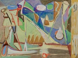 Bram van Velde - Sans titre (La  Bourgogne)