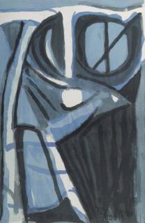 Bram van Velde - Untitled (Rivière 166)