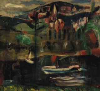 Bram Van Velde - Village Sur La Rivière