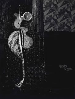 Brassaï - Fille de joie se d  é  shabillant Gravure 9, transmutation 6, 1935