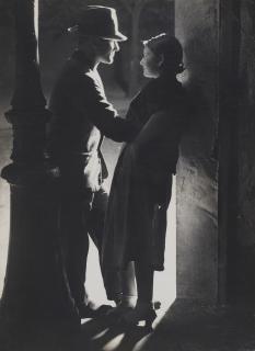 Brassaï - Lovers, rue Croulebarbe, near Place d\'Italie, c. 1932
