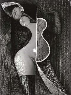 Brassai - Transmutations No. III, Odalisque, 1934-35