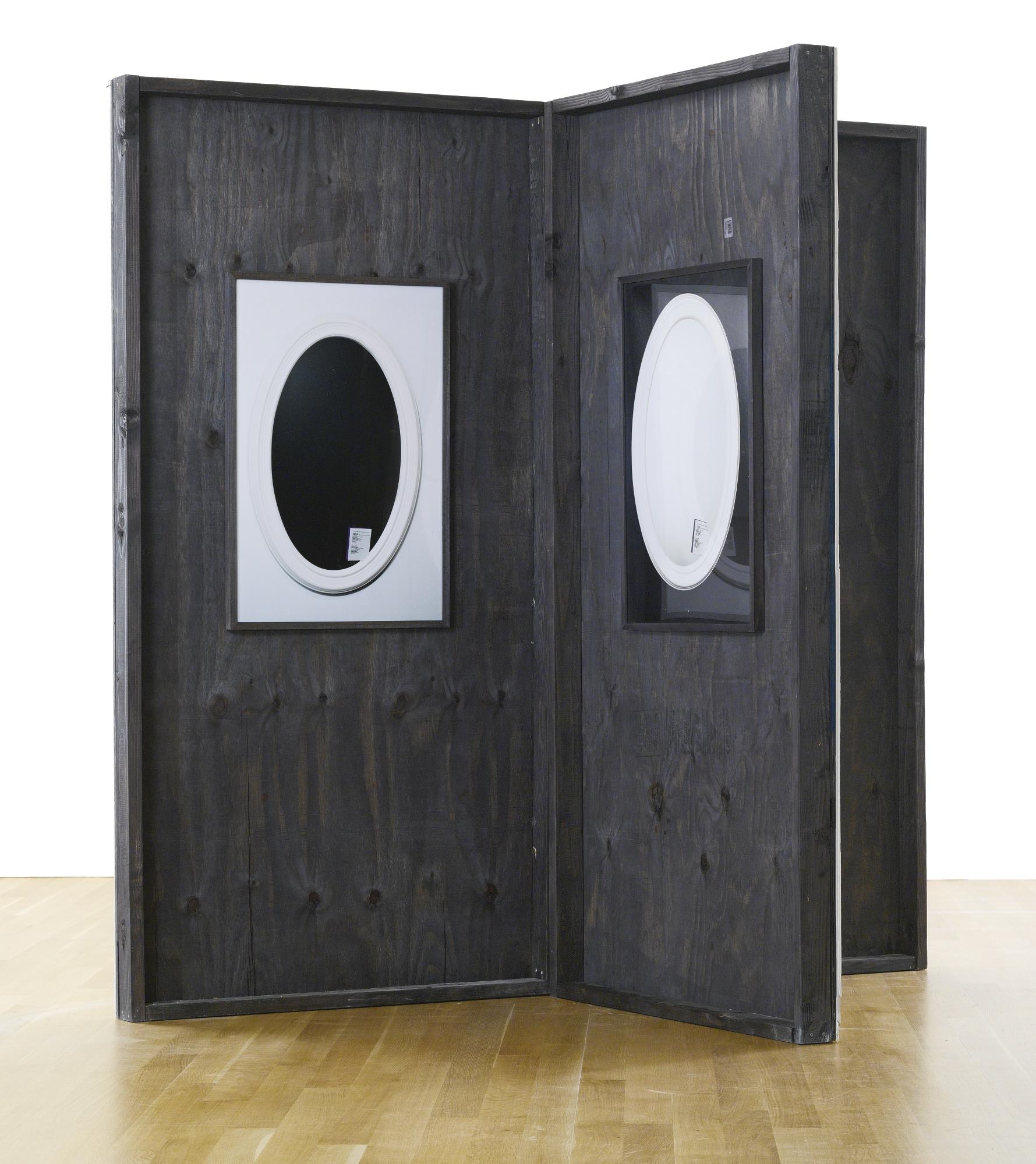 Brendan Fowler - Spring 2011 (Andrew And Max Building The New Rack W/Show Card); Spring 2011 (Mirror Reflecting Black Flat); Spring 2011 (Mirror Reflecting White Flat); Spring 2011 Wall (4X8\' White Flat); Spring 2011 Wall (8X8\' White Flat)