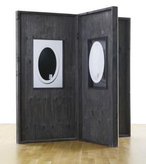 Brendan Fowler - Spring 2011 (Andrew And Max Building The New Rack W/Show Card); Spring 2011 (Mirror Reflecting Black Flat); Spring 2011 (Mirror Reflecting White Flat); Spring 2011 Wall (4X8\' White Flat); Spring 2011 Wall (8X8\' White Flat)