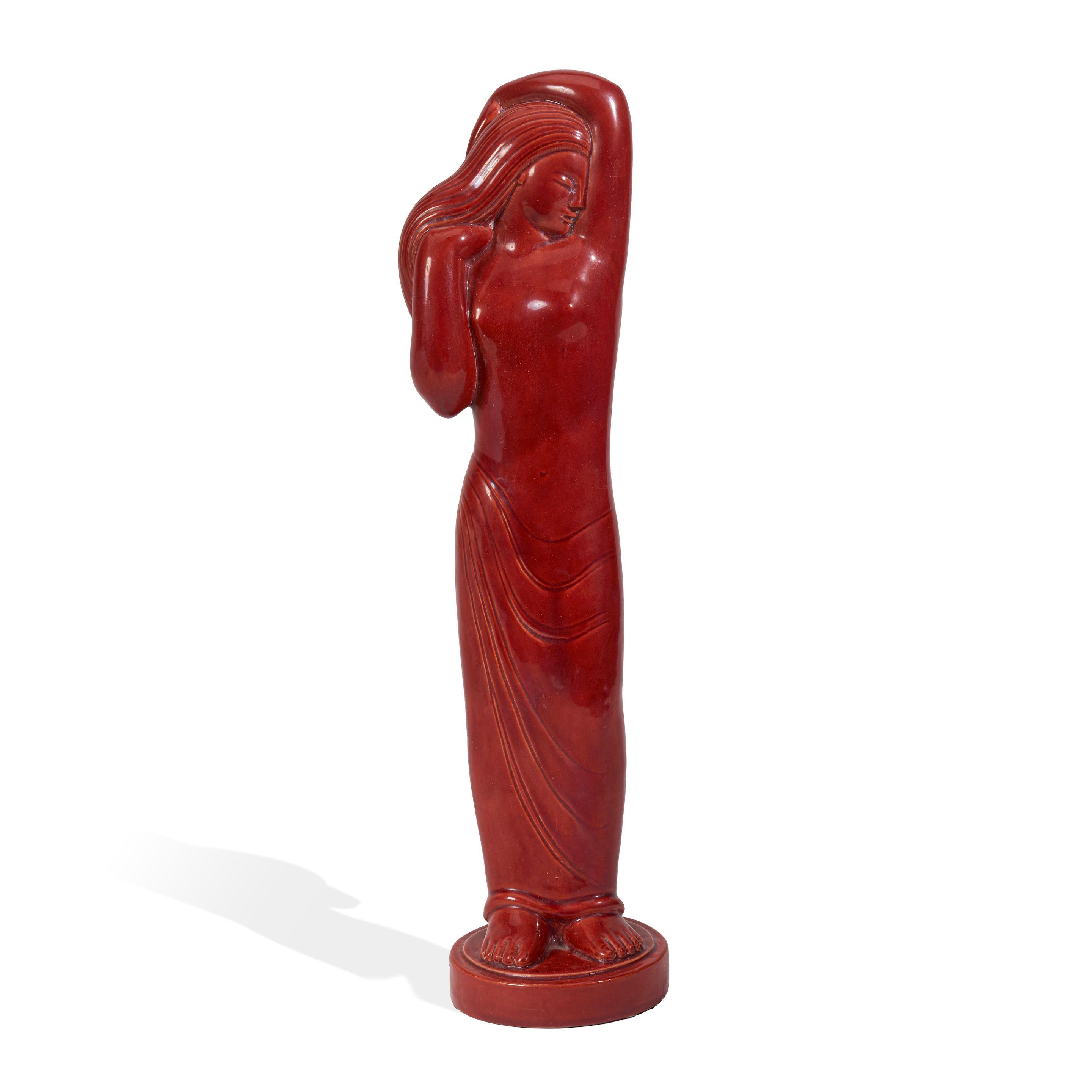 Brents Carlton - Red Nude 16 1/2 in. high