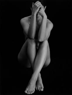 Brett Weston - Seated Nude