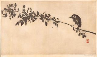 Brett Whiteley - Bird on a Branch