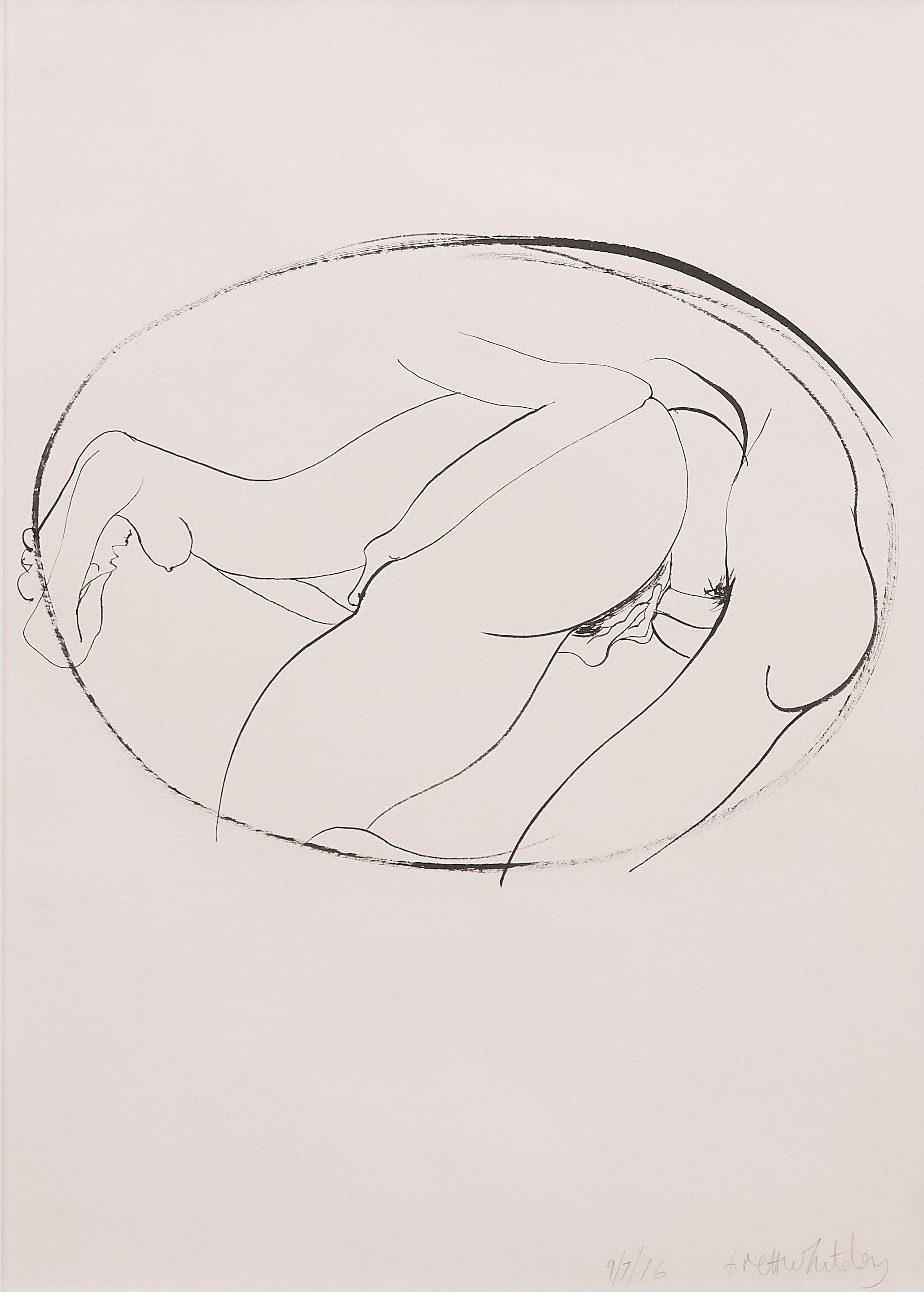 Brett Whiteley - (Erotic Drawing), 1976