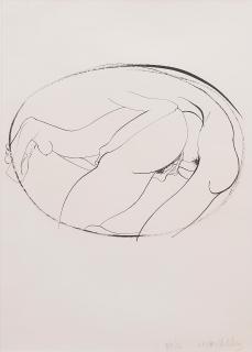 Brett Whiteley - (Erotic Drawing), 1976